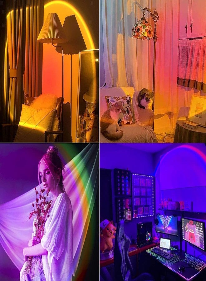 Desidiya 16-Color Sunset Projector Night liggt with Remote & USB | 360° Rotating LED Light with HD Lens for Aesthetic Room Decor, Selfies & Gifts - Image 4